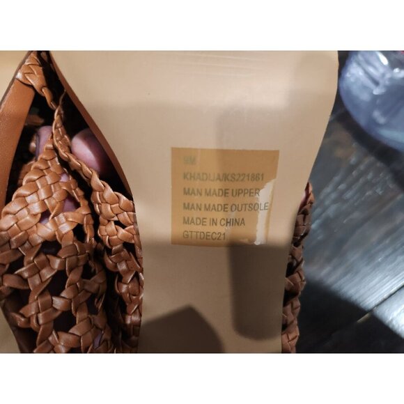 NEW Kensie Kahdija Braided Brown Slide-on Sandals/Sz. 9M - Picture 9 of 9